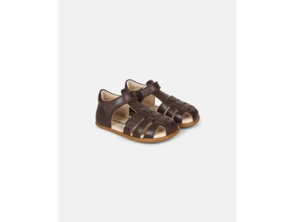 detske barefoot sandaly bundgaard rox dark brown