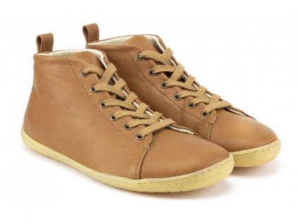 mukishoes highcut raw leather brown