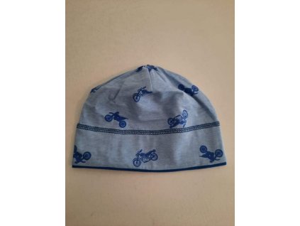 cepice modra motorky