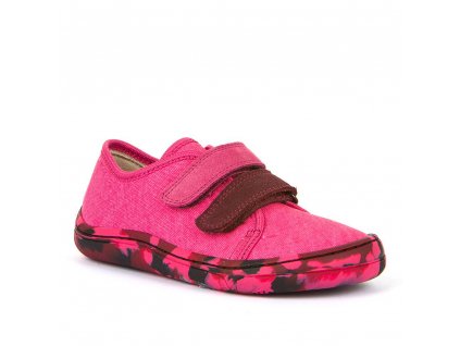 barefoot detske tenisky froddo canvas fuxia