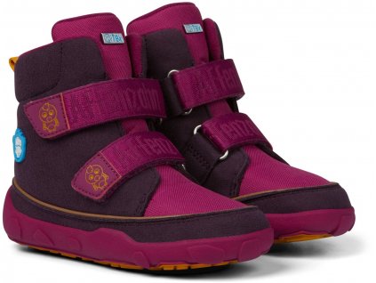 zimni detske barefoot affenzahn midboot vegan bird