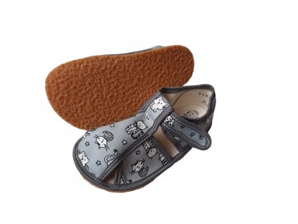 barefoot papucky baby bare grey cat