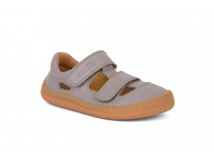 froddo barefoot sandaly 2zipy light grey