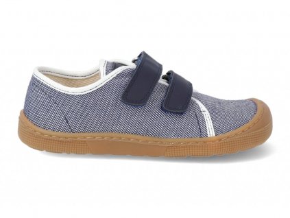 barefoot tenisky koel dud textile blue1