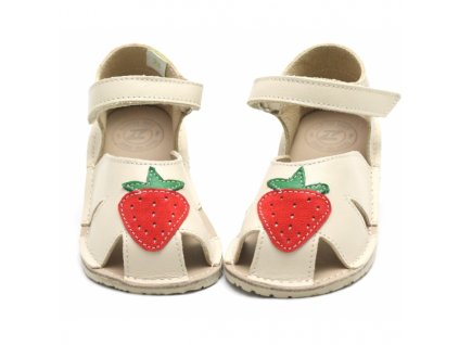barefoot sandalky zeazoo nemo vanilla strawberry