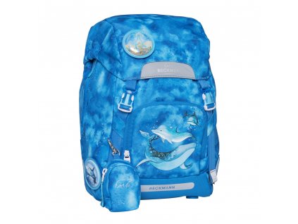 beckmann skolni batoh classic ocean