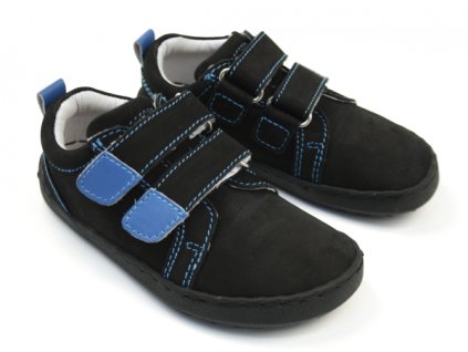 detske barefoot polobotky ef black blue