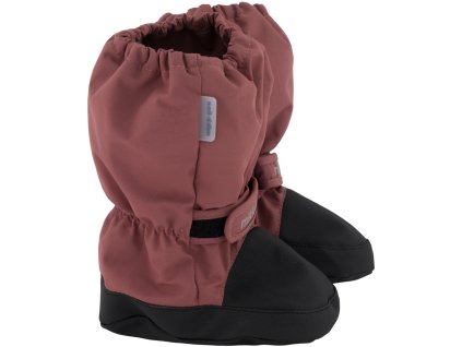 capacky zimni mikkline nylon footies rose brown
