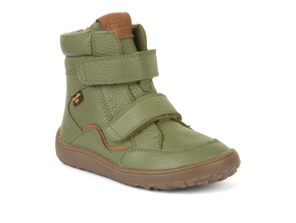 froddo barefoot zimni vyssi kozene membrana olive