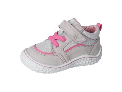 barefoot detske tenisky ricosta patsy hellgrau fucsia