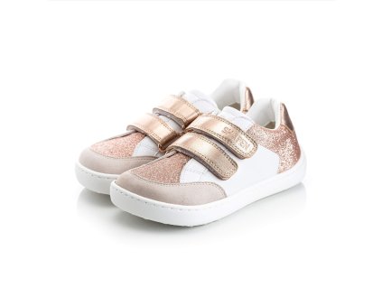 detske barefoot tenisky shapen mini charm rose gold