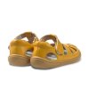 detske barefoot sandalky little blue lamb little star yellow2