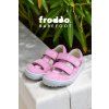 froddo barefoot sandaly pink stars