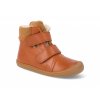 detske barefoot zimni koel brandon tex wool cognac