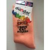 dundar detske frote ponozky cat power oranzove