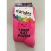 dundar detske frote ponozky cat power tmave ruzove