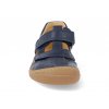 barefoot detske sandaly koel bep napa velcro blue modre2