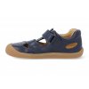 barefoot detske sandaly koel bep napa velcro blue modre3