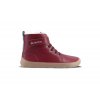 detske zimni barefoot belenka winter kids dark cherry red