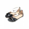 barefoot sandaly shapen petal black1