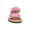 barefoot detske sandaly koel amelia print coral2