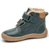 detske barefoot zimni boty protetika deny green1