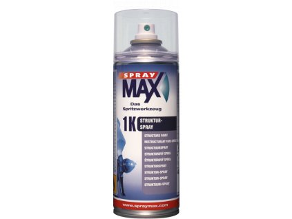 SprayMax 1K strukturovaný lak černý jemný 400 ml