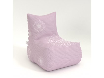 mandala armchair pink