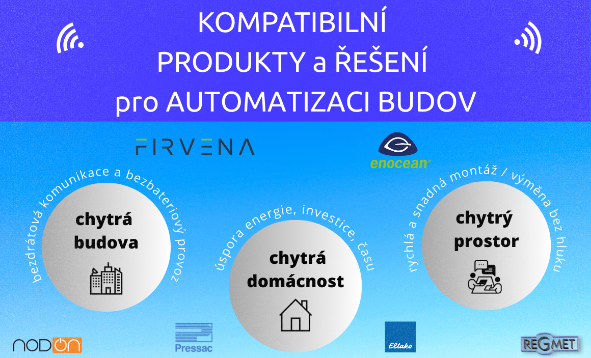 Kompatibilní produkty a řešení pro automatizaci budov