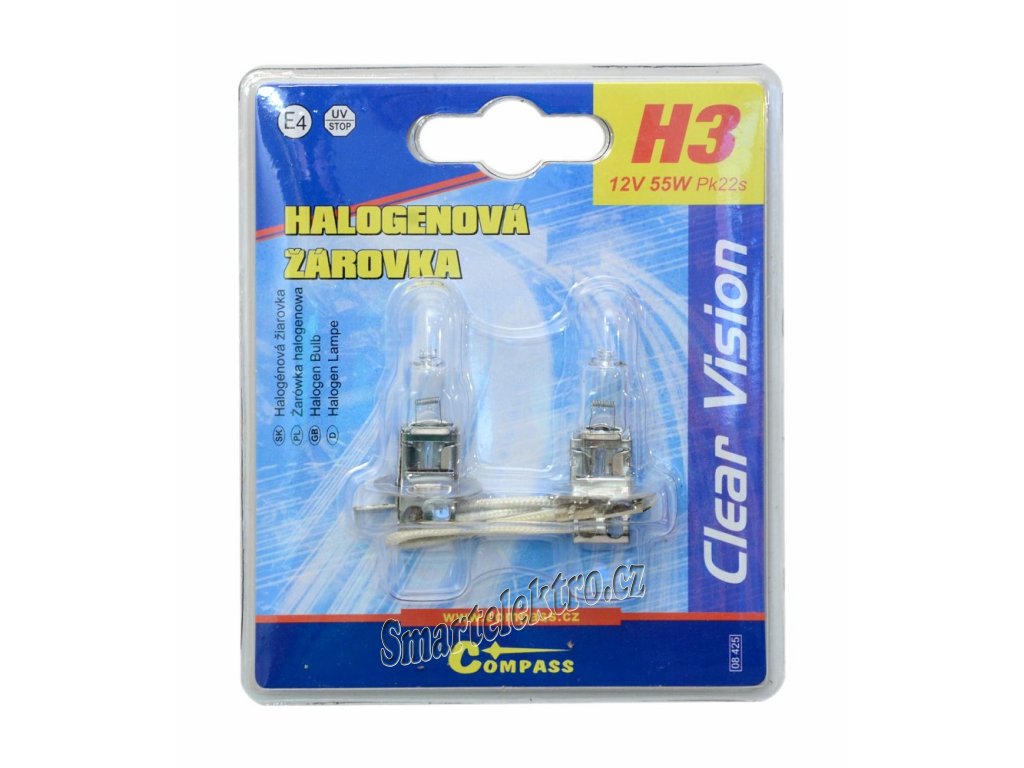 Žárovka 12V  H3  55W Pk22s blister 2ks