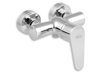 Novaservis SPRCHOVÁ BATERIE BEZ PŘÍSLUŠENSTVÍ 100MM TITANIA FRESH CHROM 96065/1,0