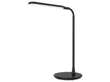 solight led stolni lampa dotykova 6w stmivatelna 4500k cerna wo49 b