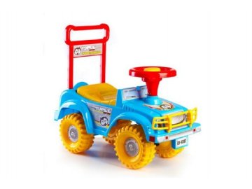 Odrážedlo auto modré 53,5x48,3x26cm v krabici od 12 do 35 měsíců