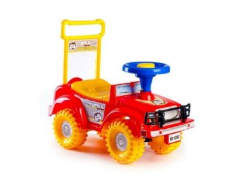 Odrážedlo auto červené 53,5x48,3x26cm v krabici od 12 do 35 měsíců