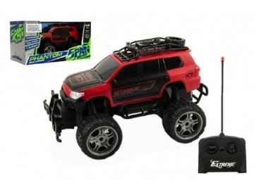 Auto RC terénní plast 30cm na dálkové ovládání na baterie v krabici 37x20x19cm