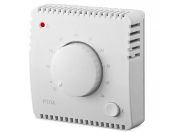 elektrobock termostat elektronicky prostorovy pt04 s automatickym nocnim utlumem pro el topidla