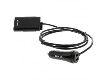 SCH 360 Autonabíječka 4xUSB/9,6A SENCOR