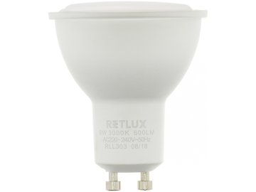 RLL 303 GU10 žárovka 9W WW RETLUX