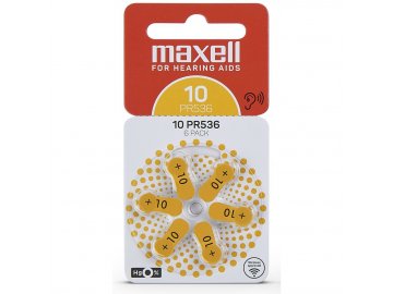 AZ10/PR536 ZINK AIR 6PK MAXELL