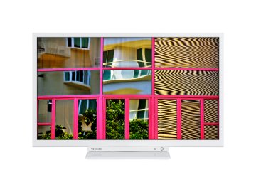 TOSHIBA 24WL3C64DG SMART T2/C/S2 WHITE Televize