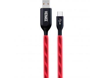 YENKEE YCU 231 RD LED Micro USB kabel