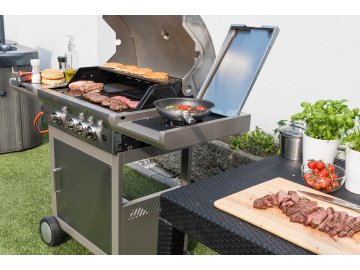 Plynový gril G21 California BBQ Premium line 4 hořáky + zdarma redukční ventil  + ZDARMA grilovací nářadí v ceně 340 Kč