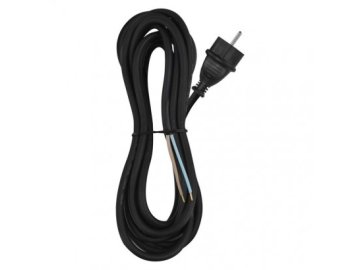 Kabel flexo guma 3x1,5mm, černá, 5m S03250