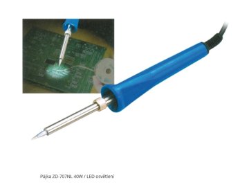 Pájka ZD-707NL 40W+LED osvětlení