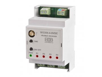 ELEKTROBOCK Čtyř-kanálový přijímač WS304-4 5VDC