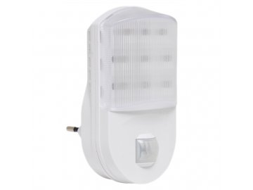 Noční LED svítidlo ECOLITE 1W, bílé s čidlem XP200-LED