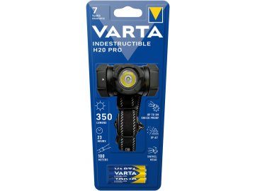 Čelová svítilna VARTA 17732 INDESTRUCTIBLE H20 Pro, LED, 4W, ruční, 3xAAA, odolná