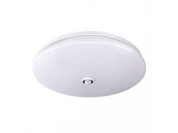 Solight LED stropní světlo PLAIN s PIR sensorem, 18W, 1260lm, 3000K, kulaté, 33cm - WO776  + ZDARMA 2 ks alk.baterie AA