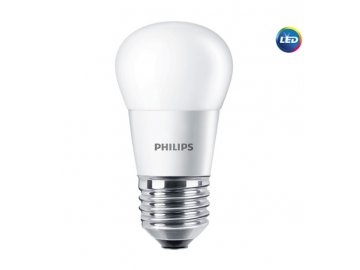 LED žárovka Philips, E27, 5W 2700K 230V P45 FR P312623