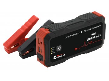 Powerbanka s funkcí JUMP STARTER 20.000mAh 2000A  + ZDARMA osvěžovač vzduchu